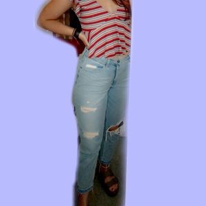 Abercrombie Curve Love Mom Jeans, Size 10/30